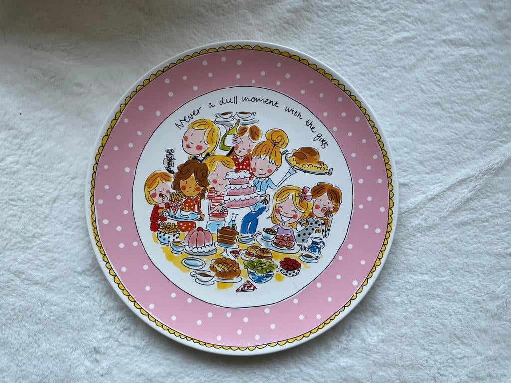 Blond Amsterdam bord Even Bijkletsen D 33 cm NIEUW, Ophalen of Verzenden, Nieuw, Blond Amsterdam, Schaal of Schalen