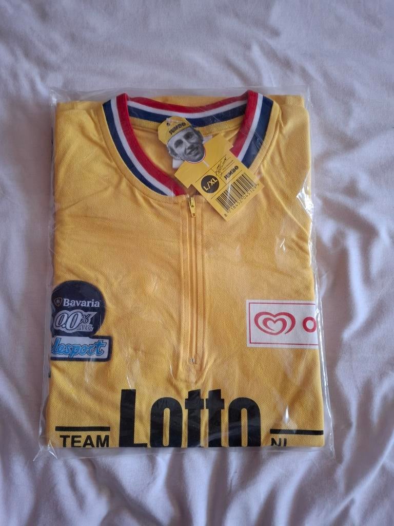 Jumbo Lotto wielrennersshirt L/XL, Kleding | Heren, Sportkleding, Nieuw, Maat 56/58 (XL), Geel, Ophalen