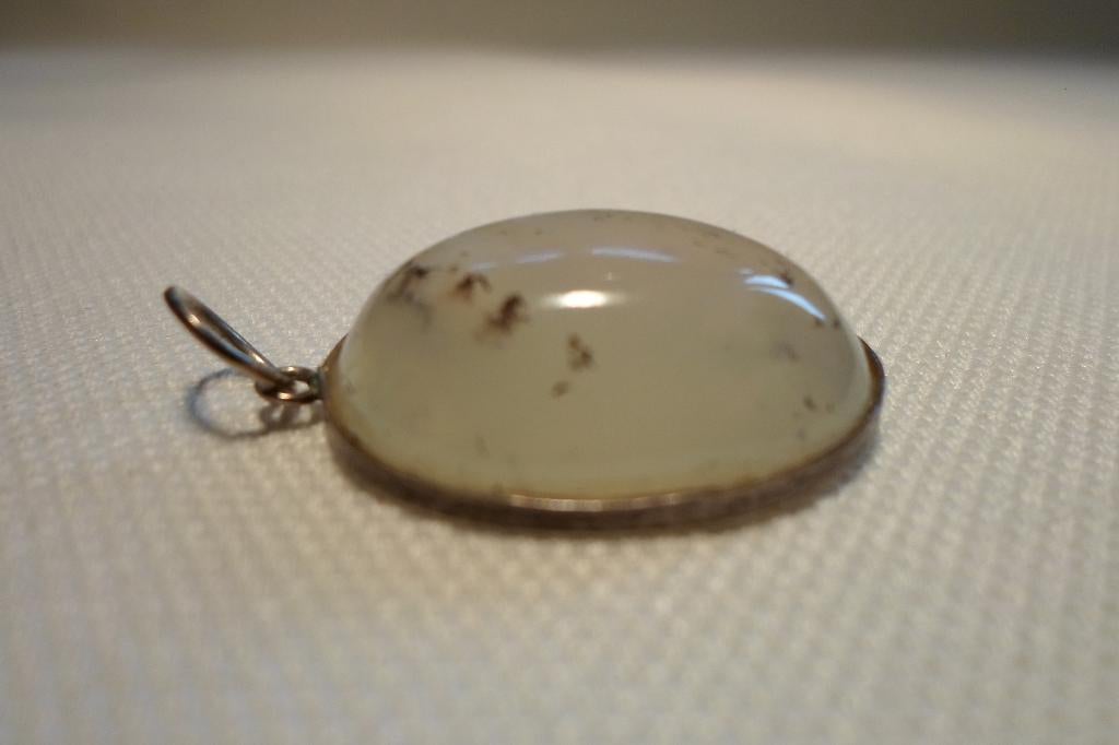 Dendriet Opaal Hanger, Overige voorstellingen, Ophalen of Verzenden, Zo goed als nieuw, Met edelsteen