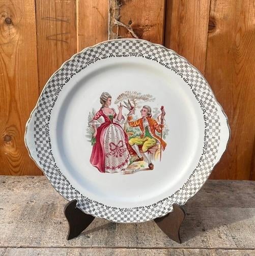 Bord Moulin des Loups Orchies assiette France sierbord, Antiek en Kunst, Antiek | Servies los, Ophalen of Verzenden