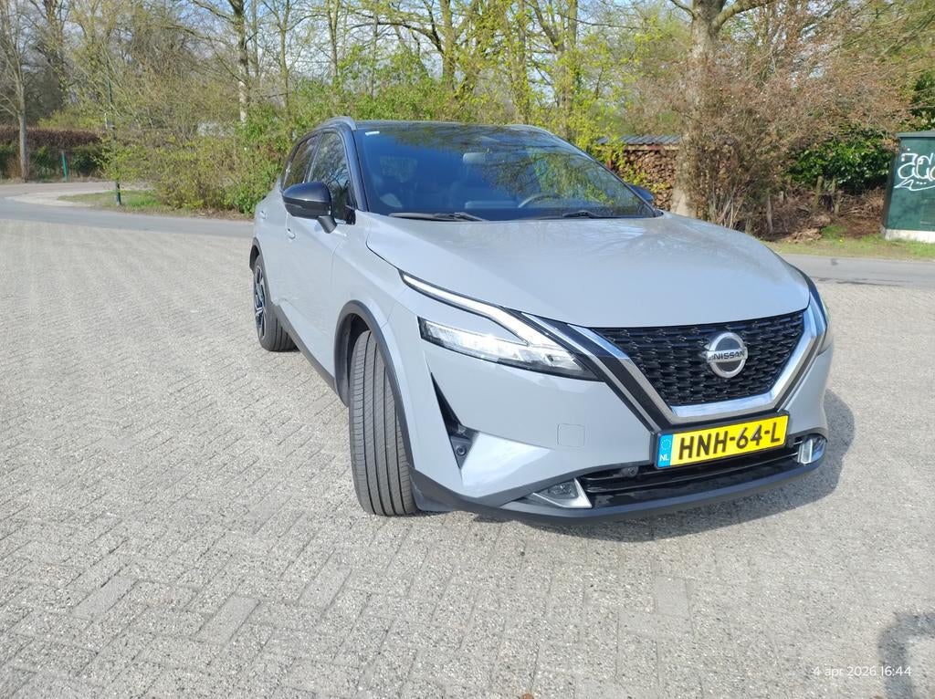Nissan Qashqai 1.3 MHEV Xtronic Tekna Plus 2022, 1800 kg, Zwart, 157 pk, Leder