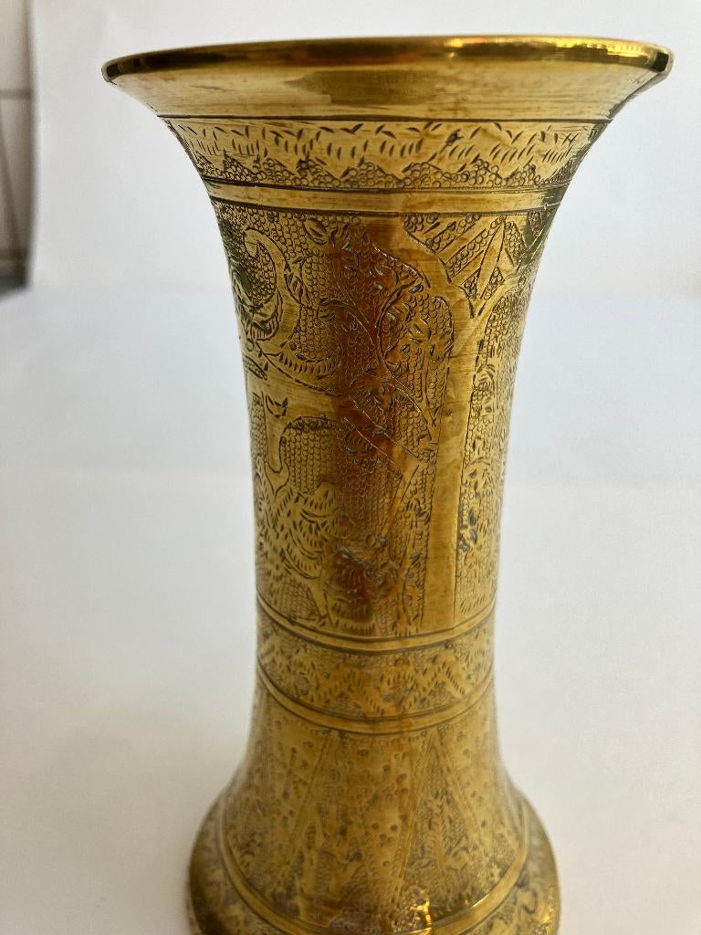 Vintage koperen Indonesische vaas, Ophalen of Verzenden