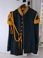 Carnavalsjas groen met geel, gevoerd, Ophalen of Verzenden