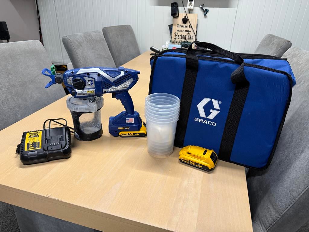 Graco Ultra Max Handheld Verfspuit, Ophalen, Zo goed als nieuw, Verfspuit of Verfpomp