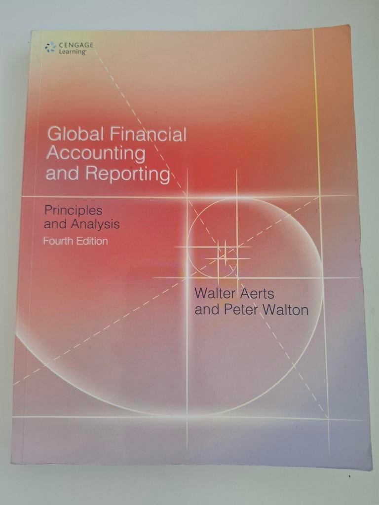 Global Financial Accounting and Reporting - Walter Aerts, Boeken, Gelezen, Ophalen of Verzenden, WO, Gamma