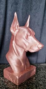 Dobermann pincher buste ., Verzenden, Nieuw, Dier