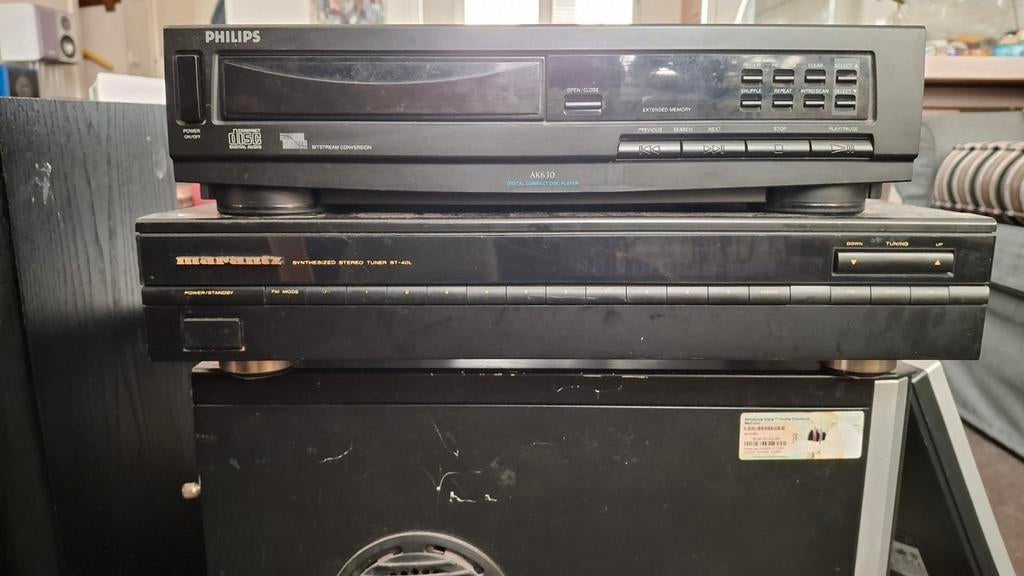 Marantz tuner, Philips cdspeler, Ophalen, Audio