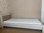 Eenpersoons bed, Ophalen, 90 cm, Eenpersoons, Wit