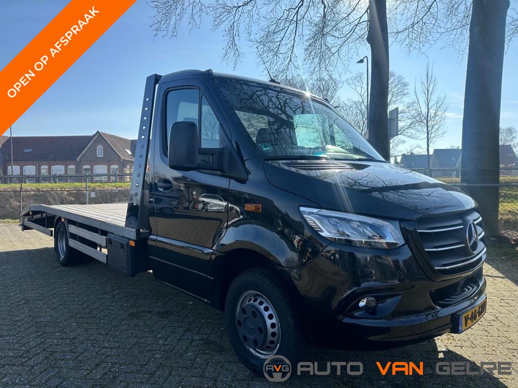 Mercedes-Benz Sprinter 516 2.2 CDI Automaat oprijwagen Full, Auto's, Bestelauto's, Automaat, Stof, Gebruikt, 4 cilinders