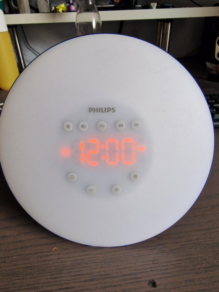 Daylight wekker Philips Wake-up Light, Witgoed en Apparatuur, Wekkers, Ophalen of Verzenden, Gebruikt, Digitaal