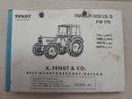 Technische bouwtekeningen Fendt Farmer 308 LS/S  FW 178, Ophalen of Verzenden
