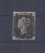 UK Engeland 1840 Black Penny gebruikt, Ophalen of Verzenden, Buitenland