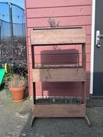Houten moestuin plantenbak met 3 etages, Tuin en Terras, Bloembakken en Plantenbakken, Ophalen, Gebruikt, Balkon, 60 tot 100 cm