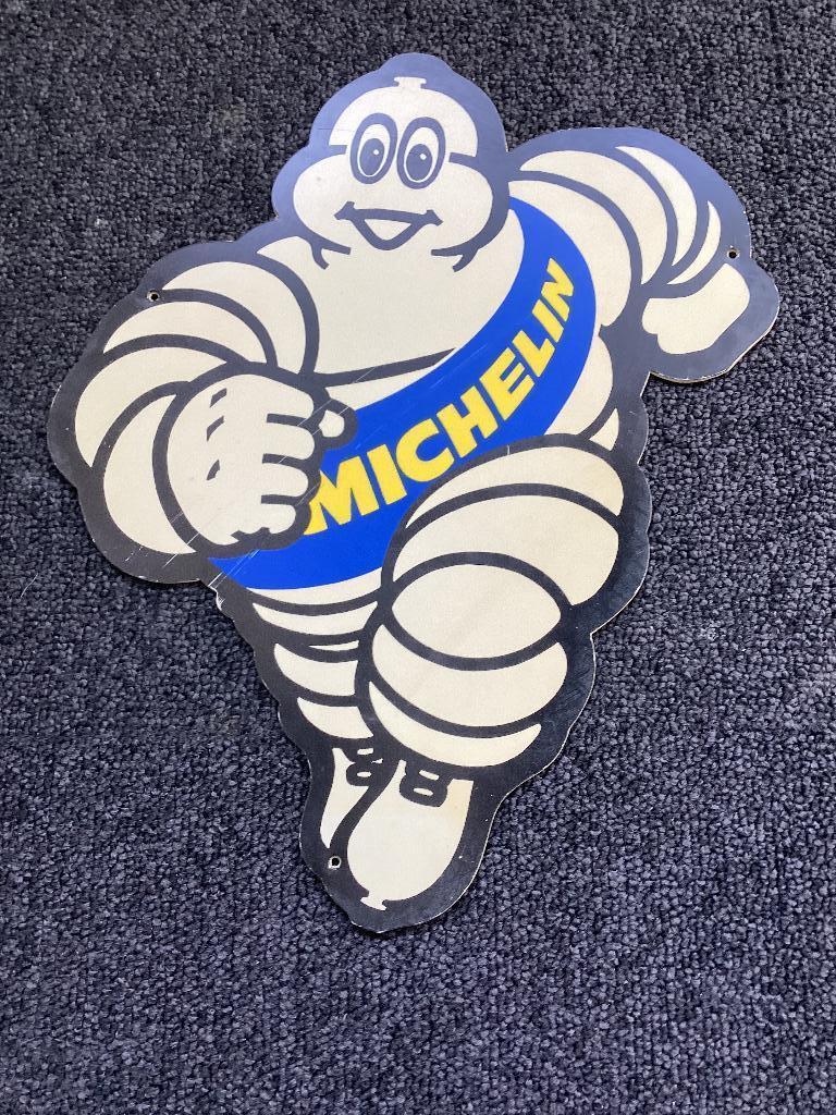 Michelinpop Embleem voor op de grille, Verzamelen, Ophalen of Verzenden, Zo goed als nieuw, Reclamebord