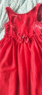 Rode feestjurk H&M maat 110/116, Ophalen of Verzenden