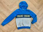 Vingino Hoodie Blauw/Grijs Maat 152, Verzenden, Zo goed als nieuw, Jongen, Trui of Vest