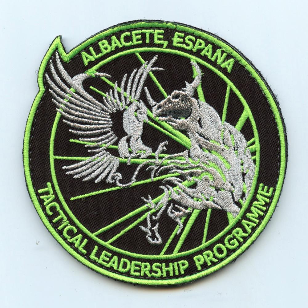 NATO luchtmacht patch TLP Albacete F-16 velcro v2, Ophalen of Verzenden, Luchtmacht, Nederland, Embleem of Badge