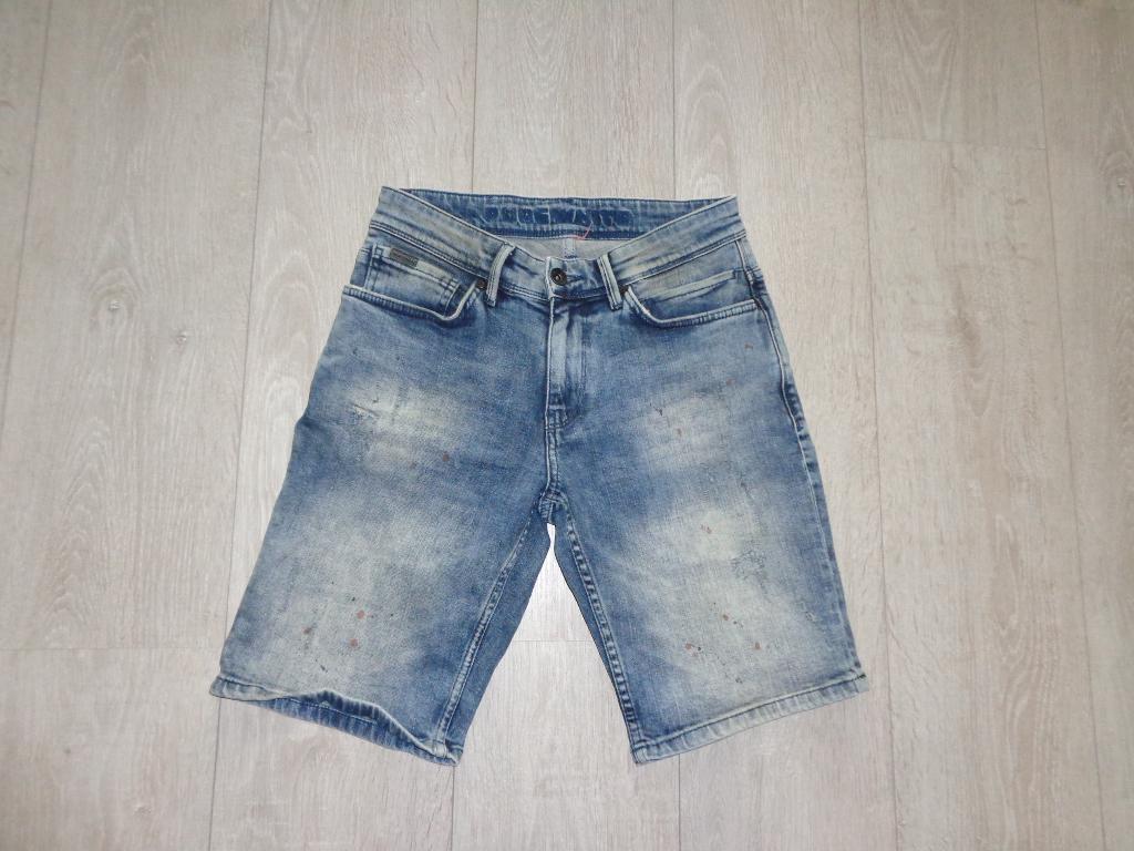 heren/jongens korte spijkerbroek van Pure White, maat 28, Ophalen of Verzenden, Zo goed als nieuw, Blauw, W32 (confectie 46) of kleiner