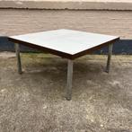 Jaren 50 60 salontafel Pierre Guariche voor Meurop, Gebruikt, 50 tot 100 cm, Teakhout, Industrieel design