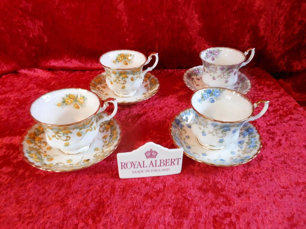Royal Albert Sheraton series herenkop en schotel, Ophalen of Verzenden