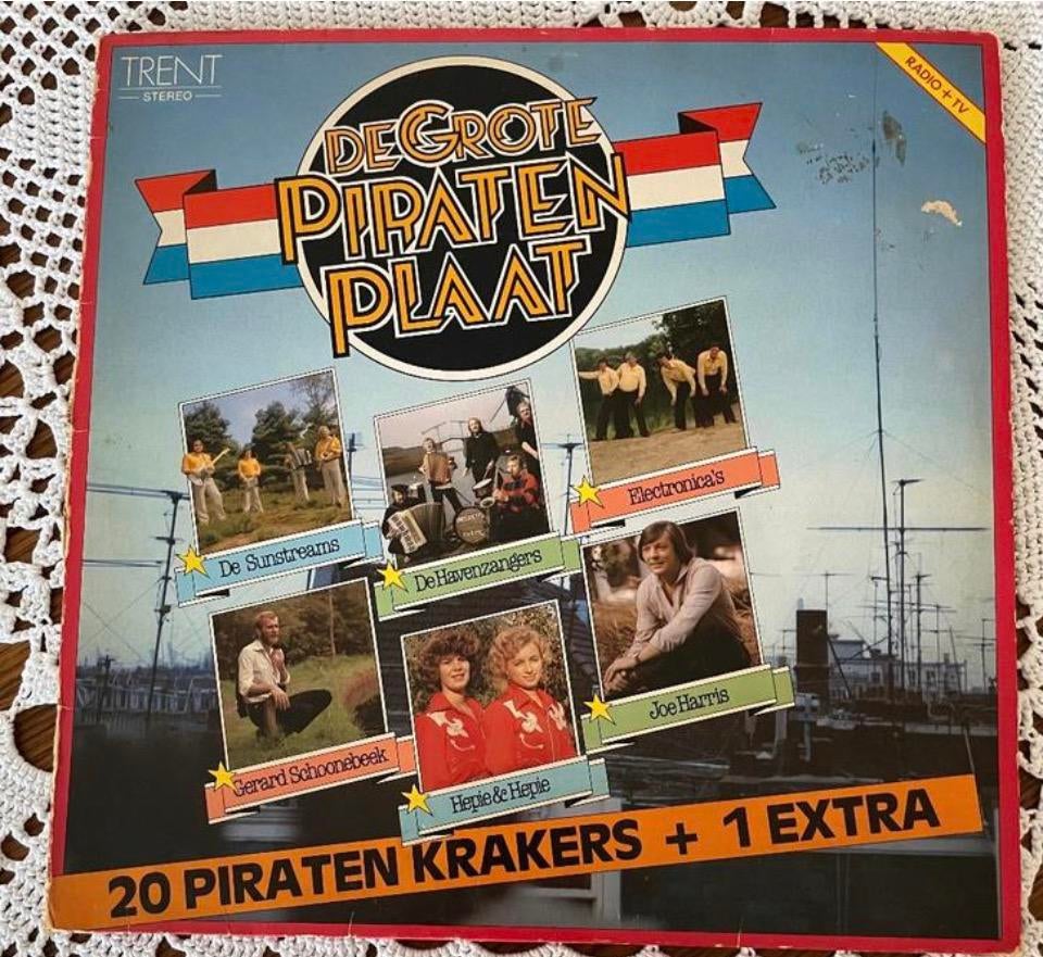 LP Die Grote Piraten Plaat, Ophalen of Verzenden