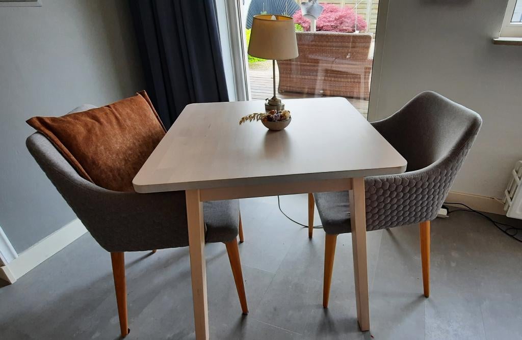 Tafel Essenfineer 74 x 74 cm, Ophalen, Overige materialen, 50 tot 100 cm, Scandinavisch
