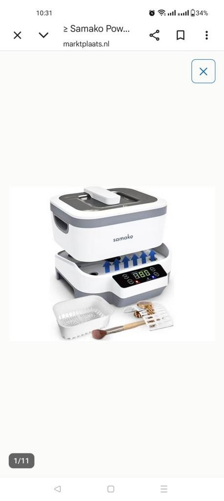 Ultrasonic cleaner  nieuw in doos, Ophalen, Nieuw