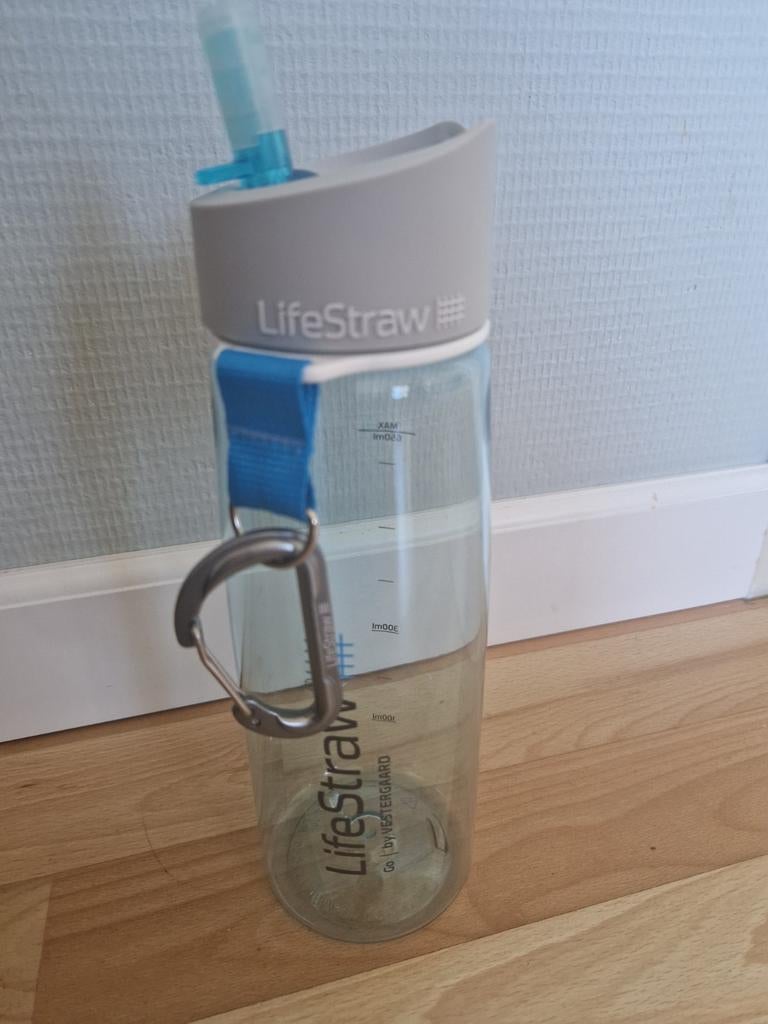 Lifestraw Go fles zonder waterfilter - Nieuwstaat, Ophalen of Verzenden, Zo goed als nieuw