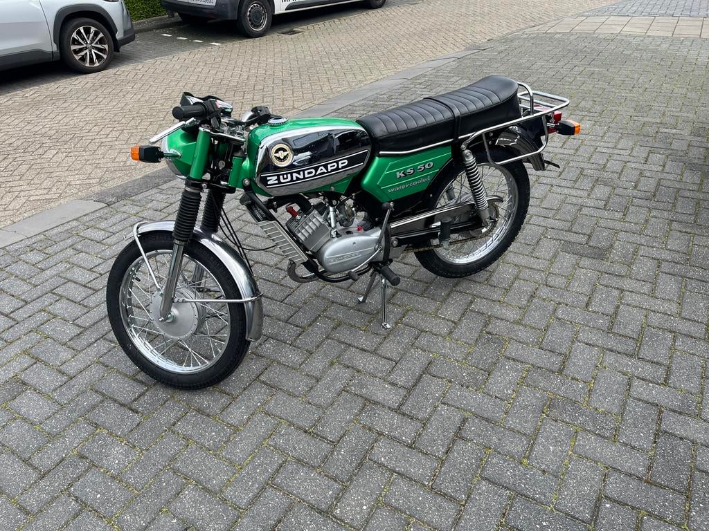 517-52-Lb watergekoeld motor fietsje, Ophalen, KS50, Zo goed als nieuw, 50 cc