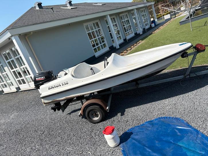 Freefire boot met Suzuki 20pk motor en trailer, Watersport en Boten, Accessoires en Onderhoud, Zo goed als nieuw, Ophalen of Verzenden