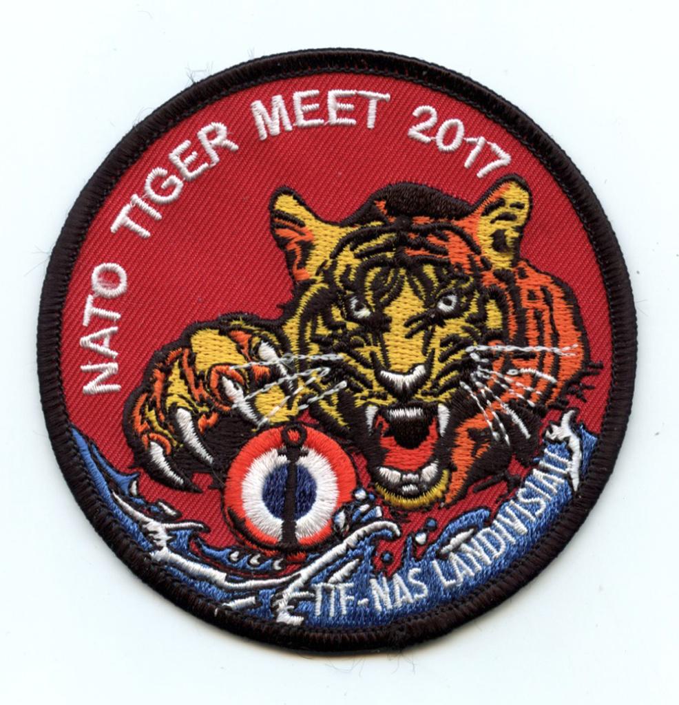 KLU Franse marine patch 11F 313sqn Tiger Meet 2017 F16AM, Verzamelen, Militaria | Algemeen, Ophalen of Verzenden, Luchtmacht, Nederland