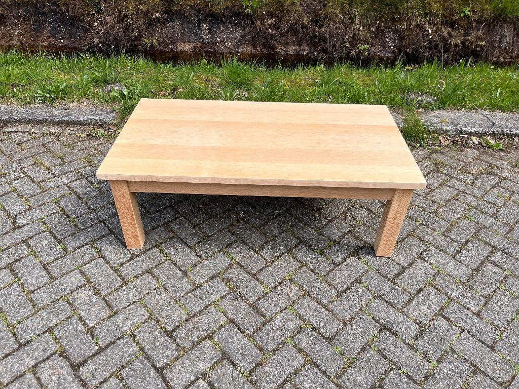 Salontafel, massief blank eiken (nr 24), Ophalen, ;, 100 tot 150 cm, ;