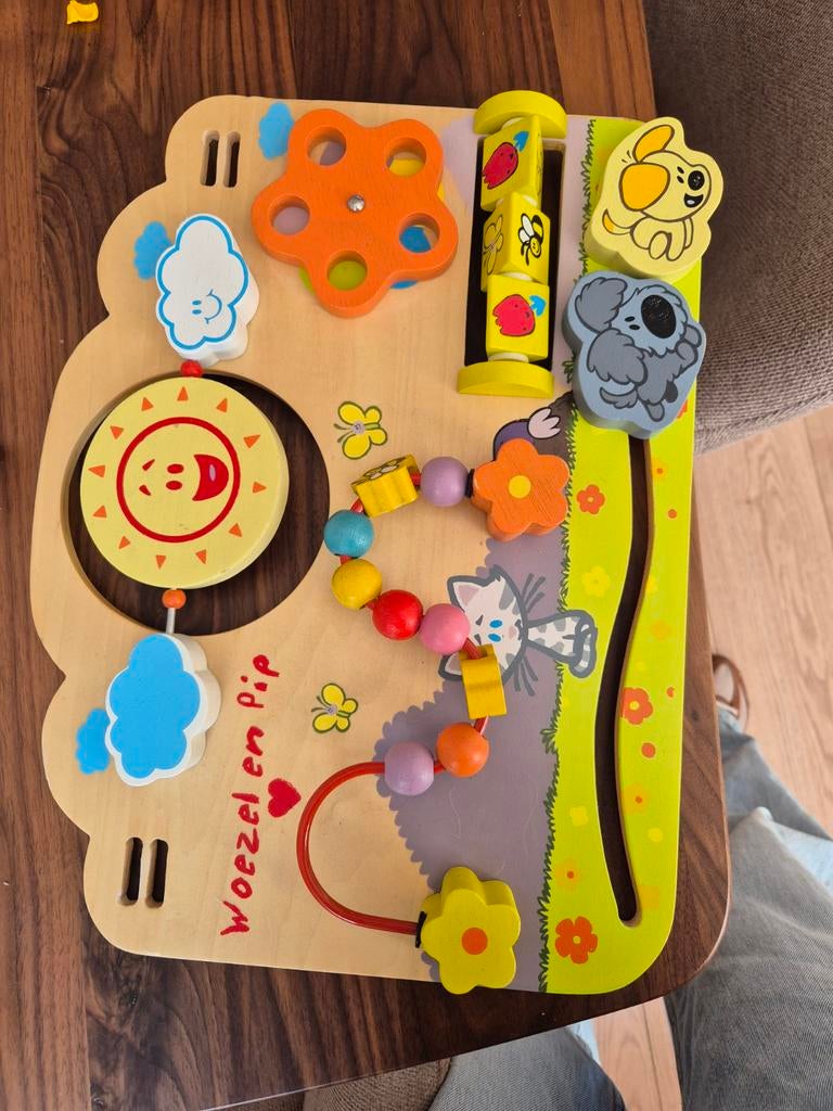 Woezel en Pip activiteitenbord, Ophalen of Verzenden, Zo goed als nieuw, Overige typen, Met wieltjes