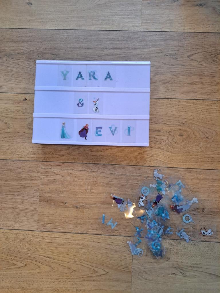 Letterbak met Frozen thema, Ophalen of Verzenden, Wanddecoratie