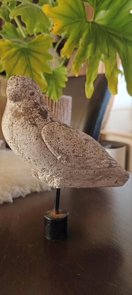 Antieke Duif Tuinornament, Antiek en Kunst, Kunst | Beelden en Houtsnijwerken, Ophalen of Verzenden