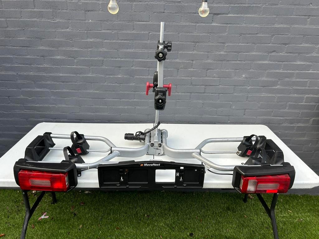Movanext fietsendrager opklapbaar, Auto diversen, Gebruikt, Ophalen of Verzenden, 2 fietsen, Trekhaakdrager