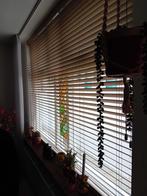 2 Houten jaloezieën - naturel - diverse maten, Gebruikt, Beige, Ophalen of Verzenden, 200 cm of meer