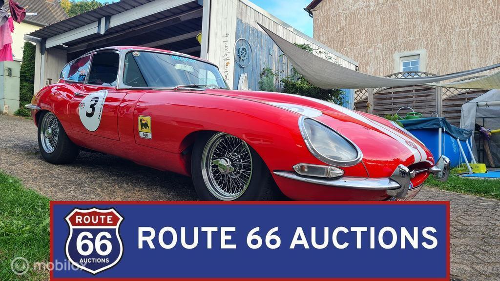 Jaguar E-Type Series 1 Coupe | 1963 | Route 66 Auctions, Auto's, Overige carrosserieën, Zwart, Bedrijf, Handgeschakeld