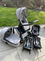 Nuna Demi Grow complete set, Frost, Zo goed als nieuw, Combiwagen, Verstelbare duwstang, Ophalen