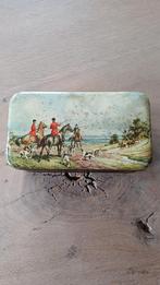 Vintage Opbergblik met Jacht Tafereel, Ophalen of Verzenden, Gebruikt