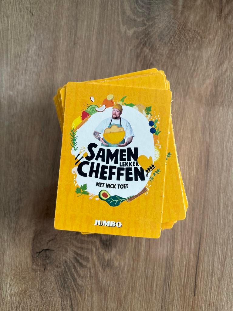 Samen Lekker Cheffen met Nick Toet Jumbo kaarten, Ophalen of Verzenden, Nieuw