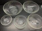 Antieke borden kristal, Ophalen of Verzenden