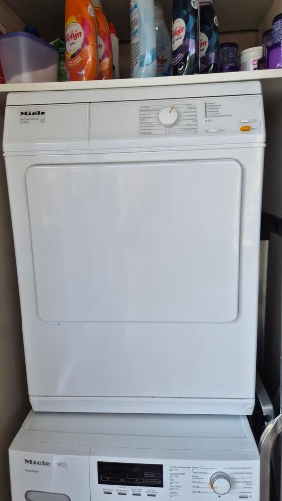 Miele SoftCare System T 8703 Wasdroger, Ophalen, 6 tot 8 kg, Gebruikt, Luchtafvoer