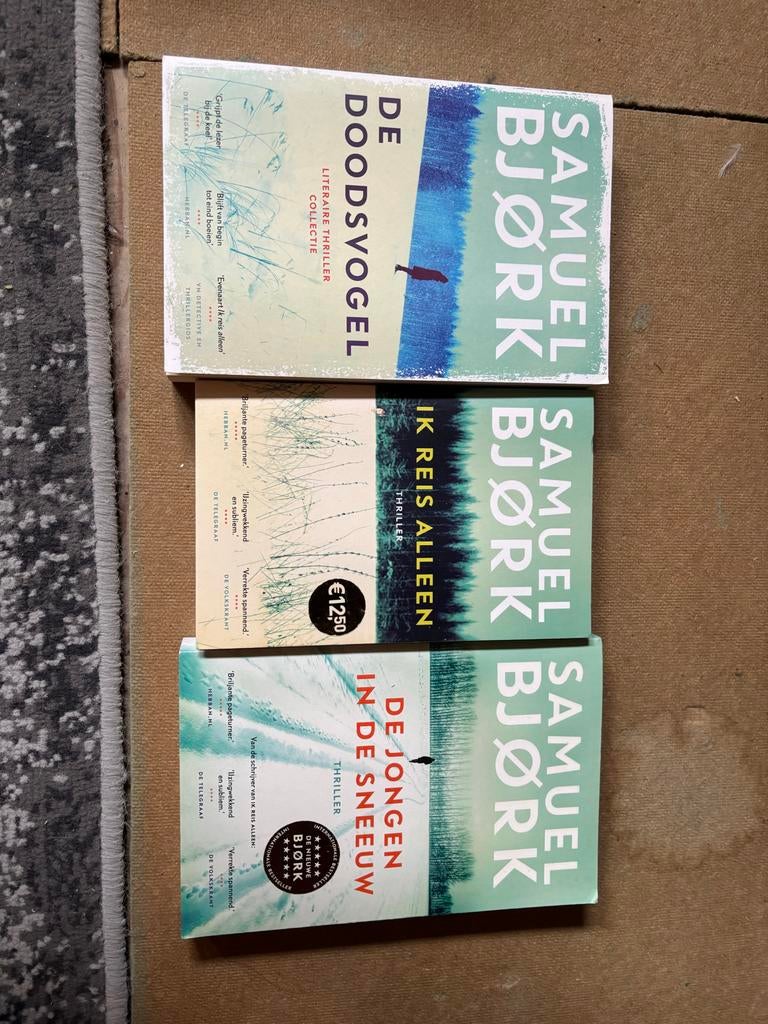 Samuel Bjørk Thrillers 3 stuks, Ophalen of Verzenden, Zo goed als nieuw, Scandinavië