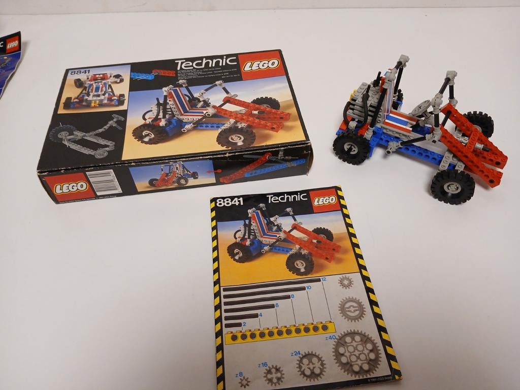 Vintage lego technic 8841 buggy met doos en manual, Ophalen of Verzenden