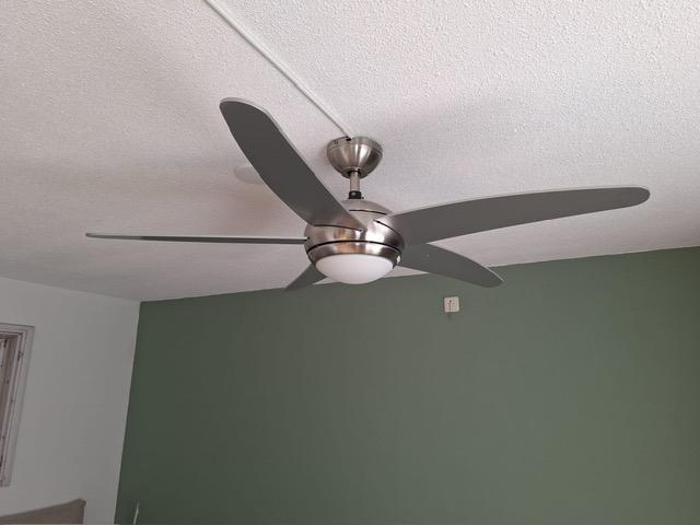 Plafond ventilator, Witgoed en Apparatuur, Ventilatoren, Ophalen, Ventilator met afstandsbediening, Gebruikt, Plafondventilator