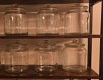 6 Ikea Glazen Voorraadpotten met Deksel, Ophalen, Zo goed als nieuw