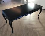 Mooie salontafel Queen Anne zwart, Ophalen, 100 tot 150 cm, Queen Ann, 50 tot 100 cm