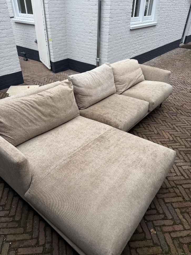 Hoekbank (Goossens), Huis en Inrichting, Banken | Bankstellen, Gebruikt, Hoekbank, Vierpersoons of meer, 250 tot 300 cm, 75 tot 100 cm