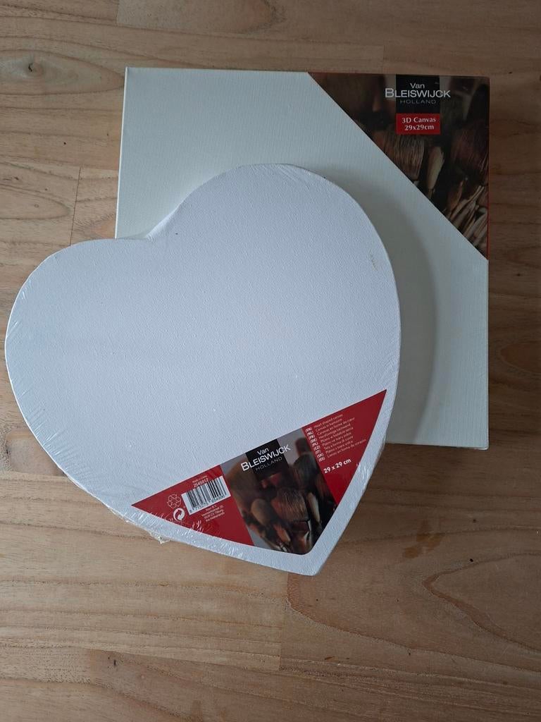 Nieuwe 2x canvas schilder panelen / borden, Ophalen of Verzenden, Nieuw, Doek